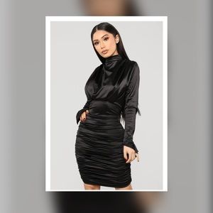 Making My Moves Ruched Dress